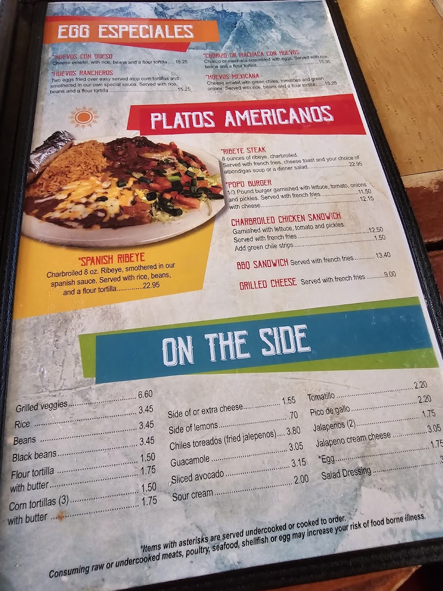 Menu Popo's Fiesta Del Sol-6